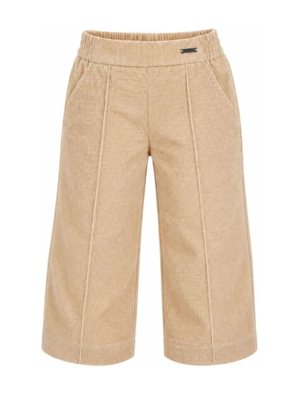 Pantaloni per bambina Monnalisa Kids beige con tessuto a coste 17H405 8852 003M MONNALISA KIDS 