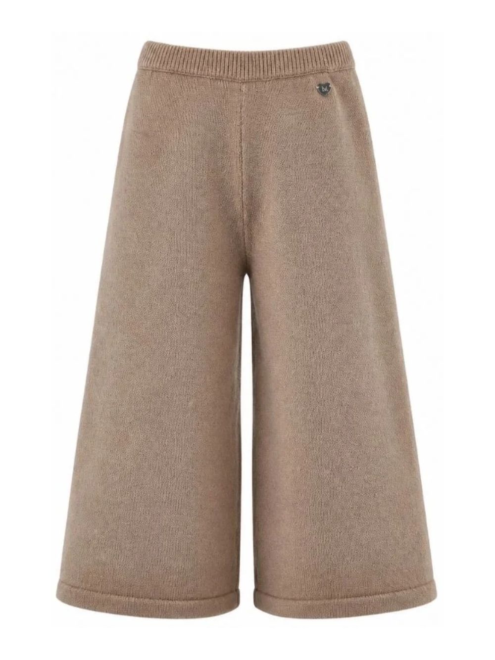 Pantaloni per bambina Monnalisa Kids beige con design lavorato a maglia 17H409 8060 0003 MONNALISA KIDS 