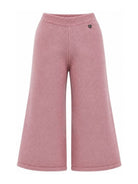 Pantaloni per bambina Monnalisa Kids rosa con design lavorato a maglia 17H409 8060 0094 MONNALISA KIDS 