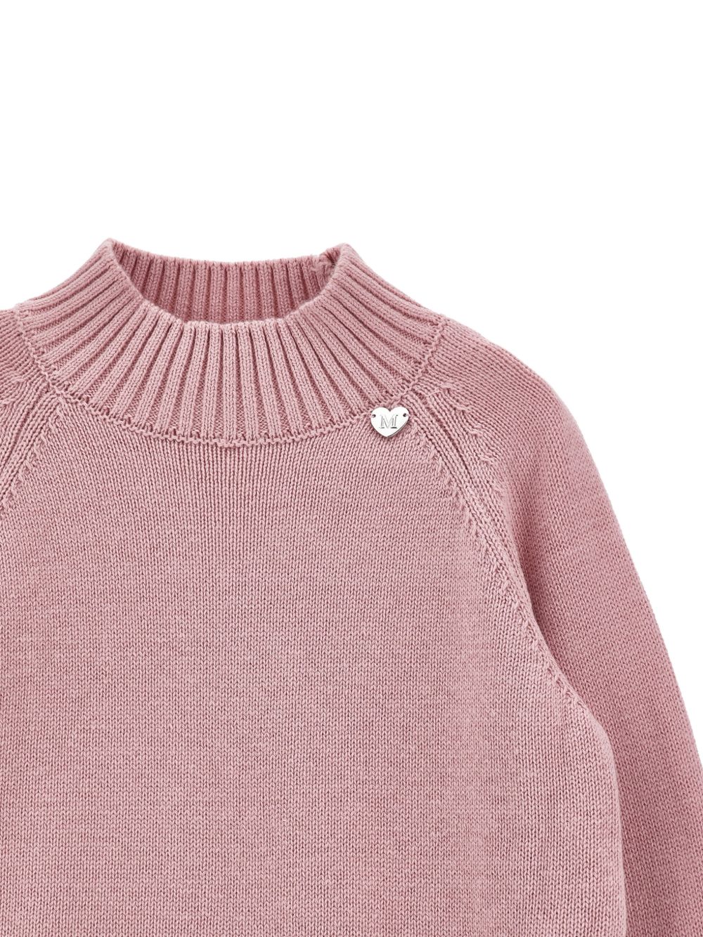 Maglione per bambina Monnalisa Kids rosa con design lavorato a maglia 17H601 8060 0094 MONNALISA KIDS 