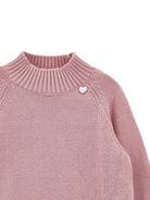 Maglione per bambina Monnalisa Kids rosa con design lavorato a maglia 17H601 8060 0094 MONNALISA KIDS 