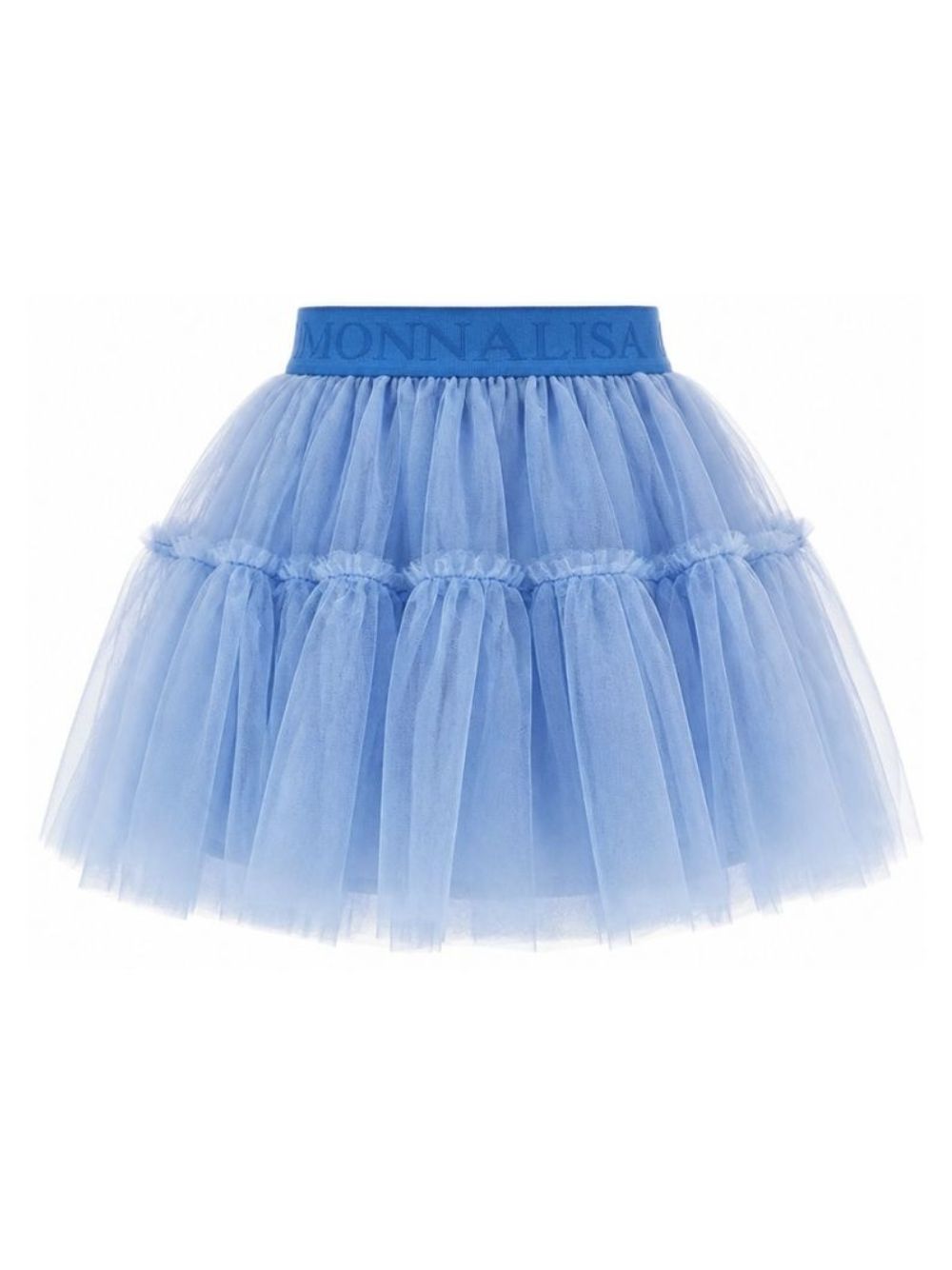 Gonna per bambina Monnalisa Kids blu con trama in tulle 17HGON T9945 0057 MONNALISA KIDS 