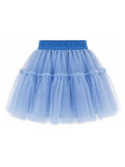Gonna per bambina Monnalisa Kids blu con trama in tulle 17HGON T9945 0057 MONNALISA KIDS 