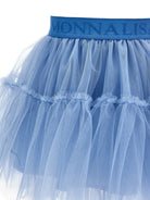 Gonna per bambina Monnalisa Kids blu con trama in tulle 17HGON T9945 0057 MONNALISA KIDS 