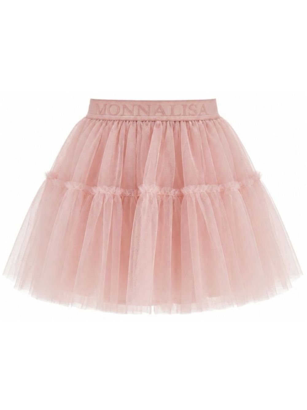 Gonna per bambina Monnalisa Kids rosa con trama in tulle 17HGON T9945 0066 MONNALISA KIDS 