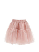 Gonna per bambina Monnalisa Kids rosa con trama in tulle 17HGON T9945 0066 MONNALISA KIDS 