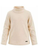 Maglione per bambina Monnalisa Kids beige con lavorazione in maglia coste 17HLUC 8212 0002 MONNALISA KIDS 