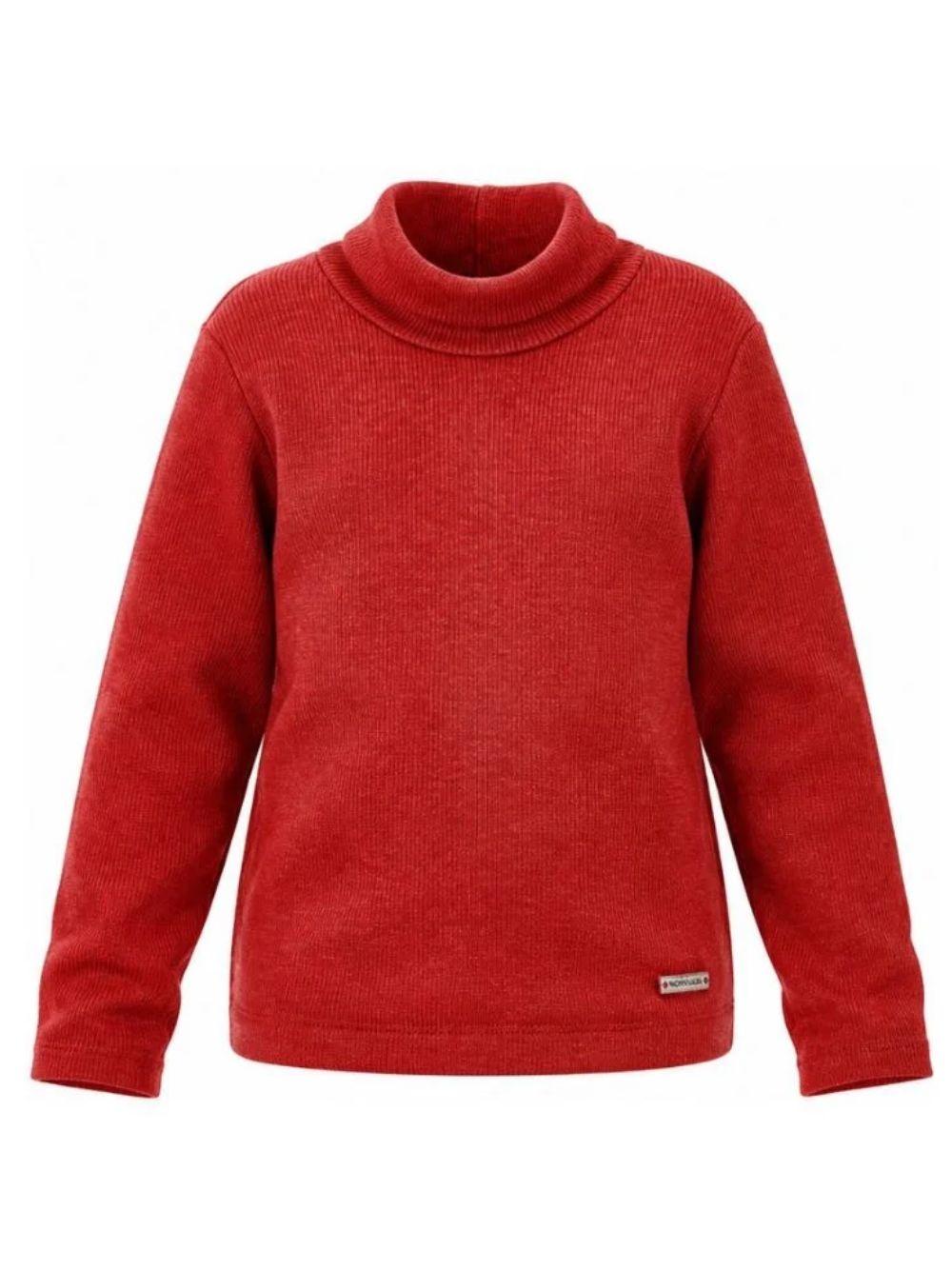 Maglione per bambina Monnalisa Kids rosso con motivo a coste 17HLUC 8212 0043 MONNALISA KIDS 