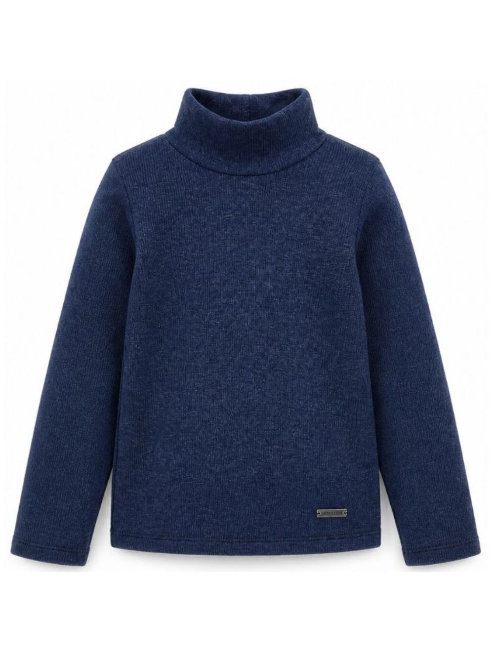 Maglione per bambina Monnalisa Kids blu con motivo a coste 17HLUC 8212 056M MONNALISA KIDS 