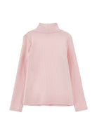 Maglione per bambina Monnalisa Kids rosa con lavorazione in maglia coste 17HLUC 8212 094F MONNALISA KIDS 