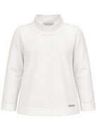 T-shirt per bambina Monnalisa Kids bianca a collo alto 17HLUP 8201 0001 MONNALISA KIDS 