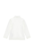T-shirt per bambina Monnalisa Kids bianca a collo alto 17HLUP 8201 0001 MONNALISA KIDS 
