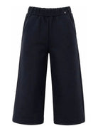 Pantaloni per bambina Monnalisa Kids blu con gamba ampia 18HANT 8225 056S MONNALISA KIDS 