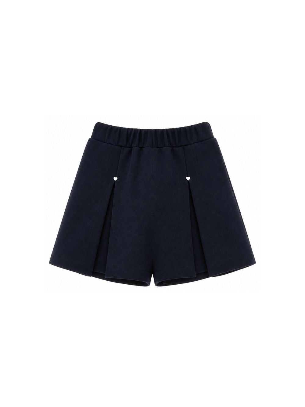 Shorts per bambina Monnalisa Kids blu con trama jersey 18HORT 8225 056S MONNALISA KIDS 