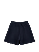 Shorts per bambina Monnalisa Kids blu con trama jersey 18HORT 8225 056S MONNALISA KIDS 
