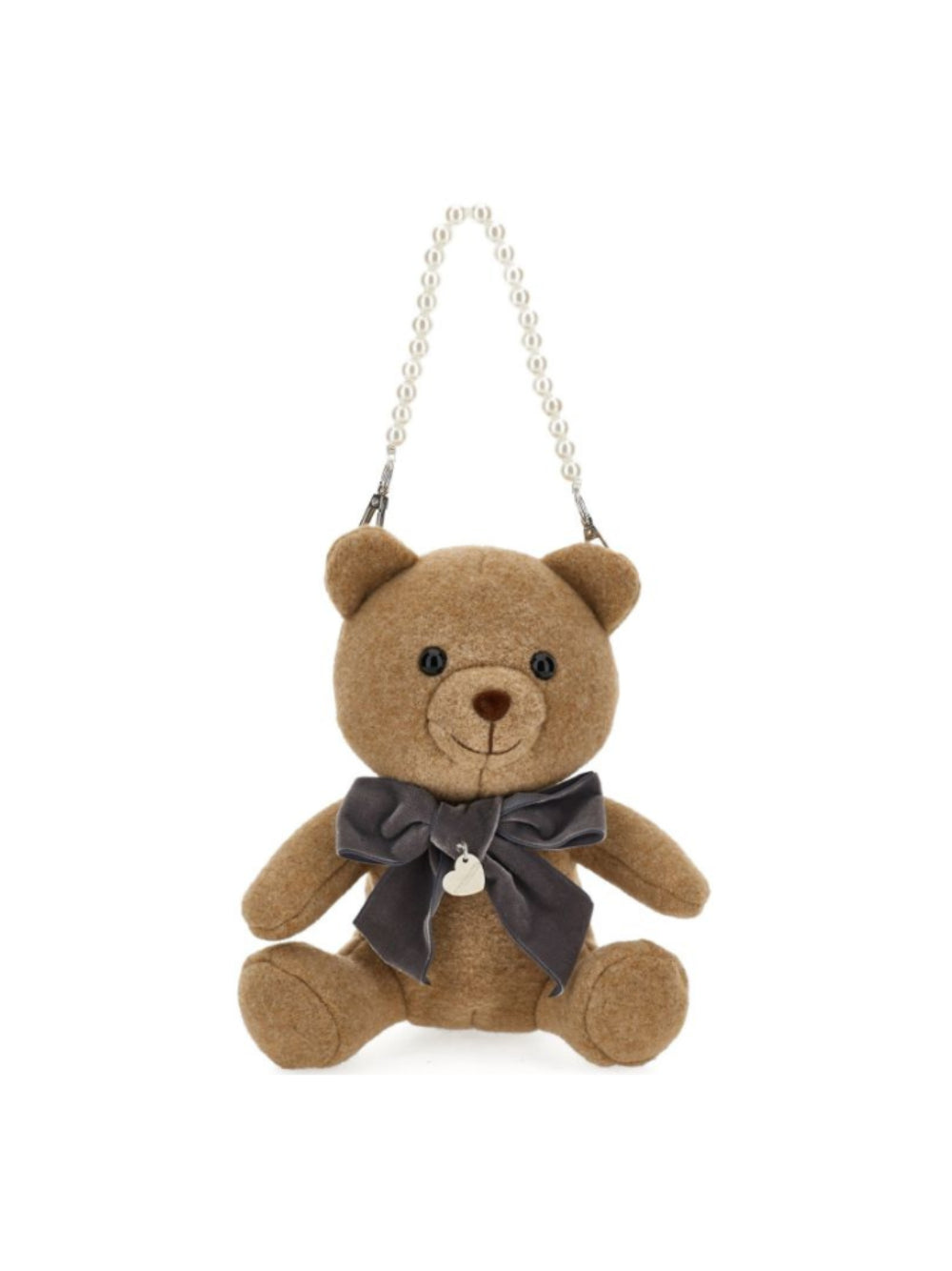 Borsa a spalla per bambina Monnalisa Kids beige con orsetto 19H003 8059 0003 MONNALISA KIDS 