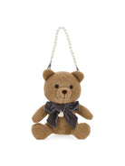Borsa a spalla per bambina Monnalisa Kids beige con orsetto 19H003 8059 0003 MONNALISA KIDS 
