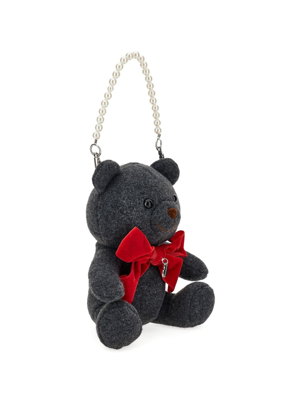 Borsa a spalla per bambina Monnalisa Kids grigia con orsetto 19H003 8059 0031 MONNALISA KIDS 