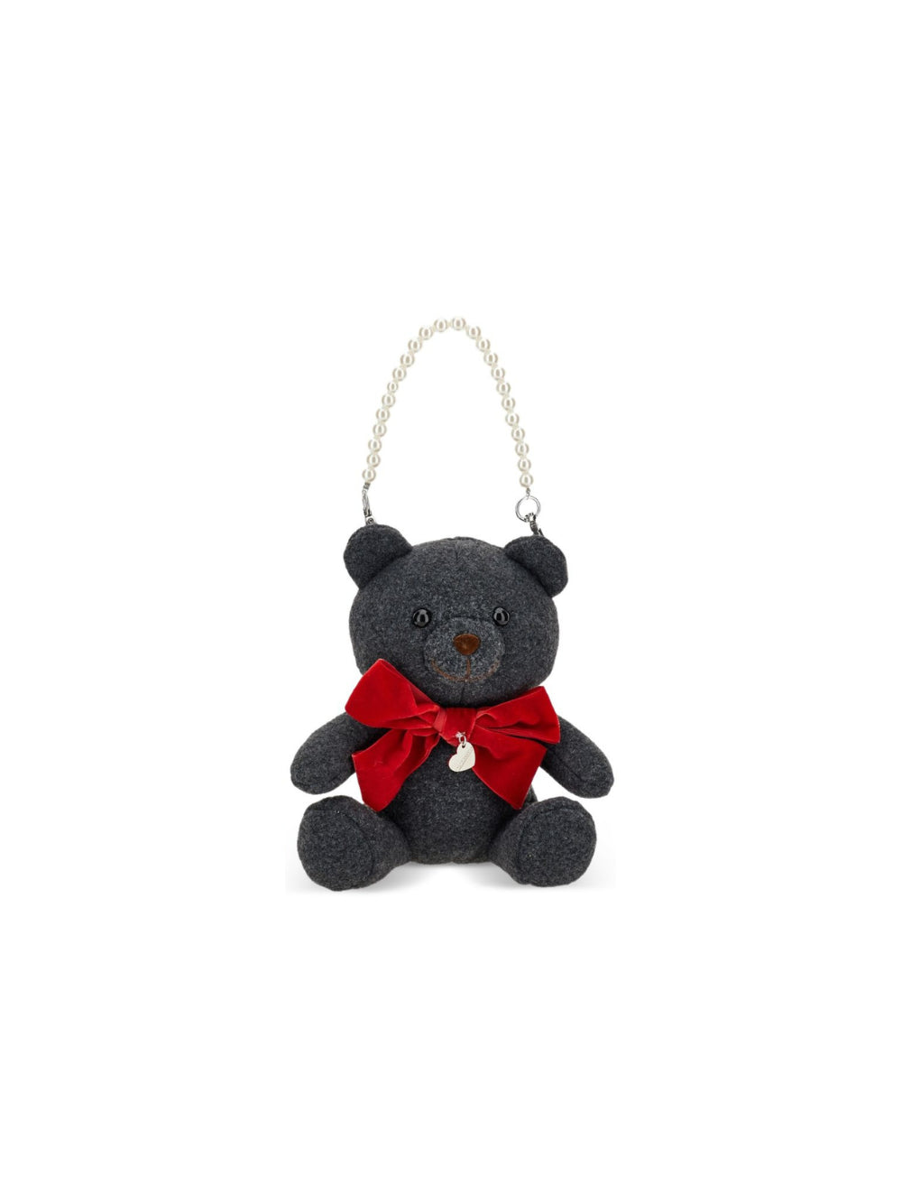 Borsa a spalla per bambina Monnalisa Kids grigia con orsetto 19H003 8059 0031 MONNALISA KIDS 