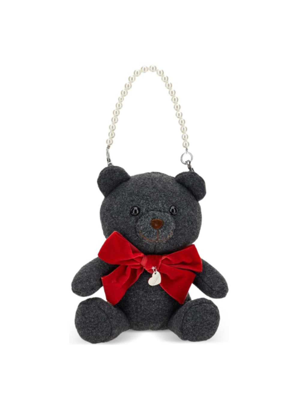 Borsa a spalla per bambina Monnalisa Kids grigia con orsetto 19H003 8059 0031 MONNALISA KIDS 