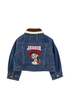 Giacca per bambina Monnalisa Kids in denim con ricamo 19H101 8042 0055 MONNALISA KIDS 