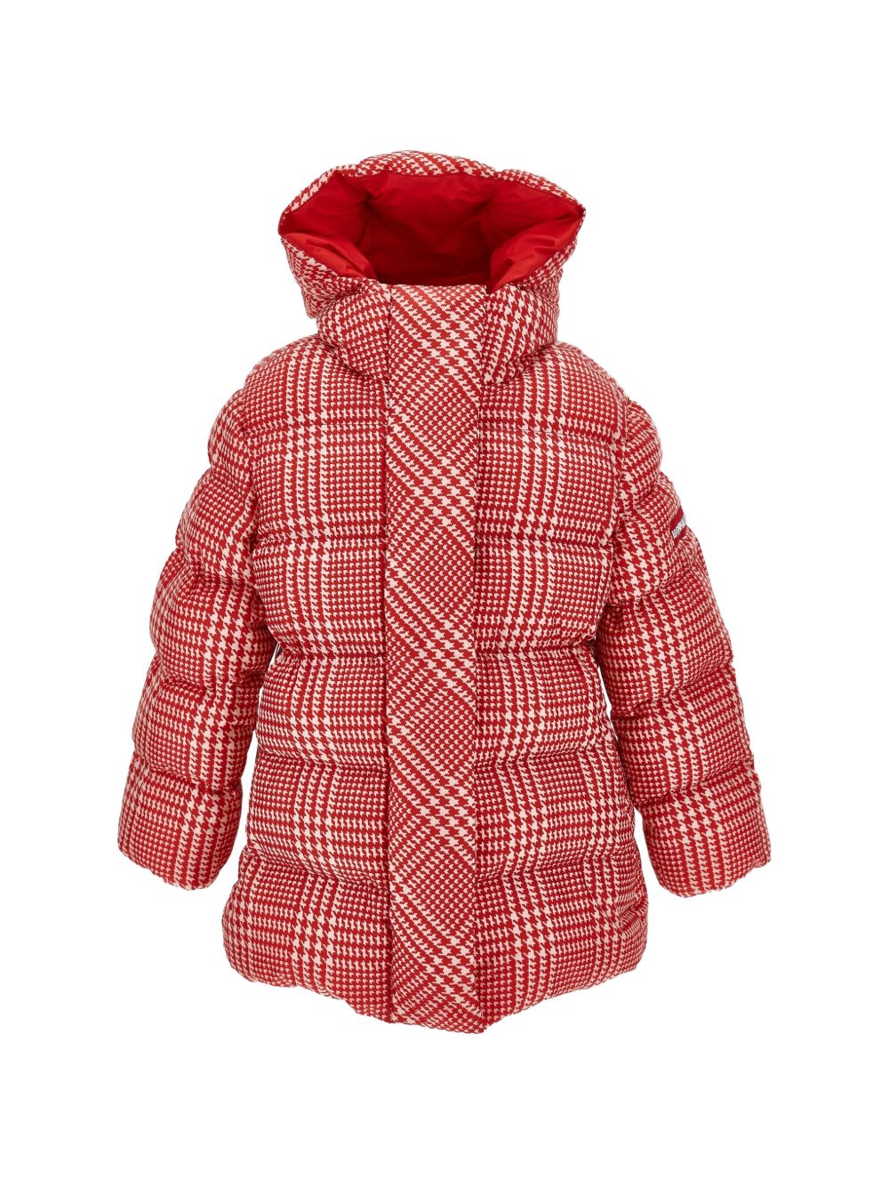 Giubbino per bambina Monnalisa Kids rosso con motivo pied-de-poule 19H104 8024 0143 MONNALISA KIDS 