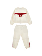 Tuta sportiva per bambina Monnalisa Kids beige con stampa Teddy Bear 19H503 8010 2943 MONNALISA KIDS 