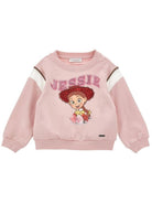 Felpa per bambina Monnalisa Kids x Pixar rosa con stampa e cristalli 19H600NP 8006 094F MONNALISA KIDS 