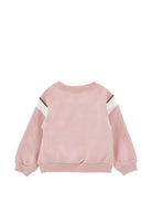 Felpa per bambina Monnalisa Kids x Pixar rosa con stampa e cristalli 19H600NP 8006 094F MONNALISA KIDS 