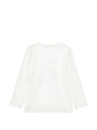 T-shirt per bambina Monnalisa Kids bianca con strass 19H607 8015 0103 MONNALISA KIDS 
