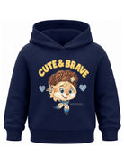 Felpa per bambina Monnalisa Kids blu con stampa grafica 19H611 8030 0056 MONNALISA KIDS 