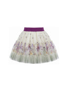 Gonna per bambina Monnalisa Kids multicolore con stampa grafica all-over 19H703 8051 029F MONNALISA KIDS 