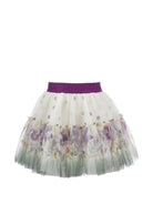 Gonna per bambina Monnalisa Kids multicolore con stampa grafica all-over 19H703 8051 029F MONNALISA KIDS 