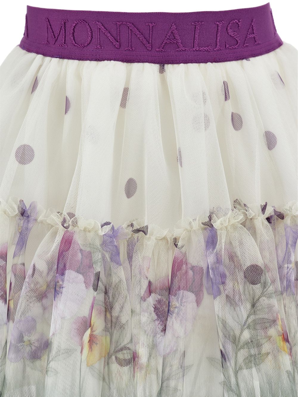 Gonna per bambina Monnalisa Kids multicolore con stampa grafica all-over 19H703 8051 029F MONNALISA KIDS 