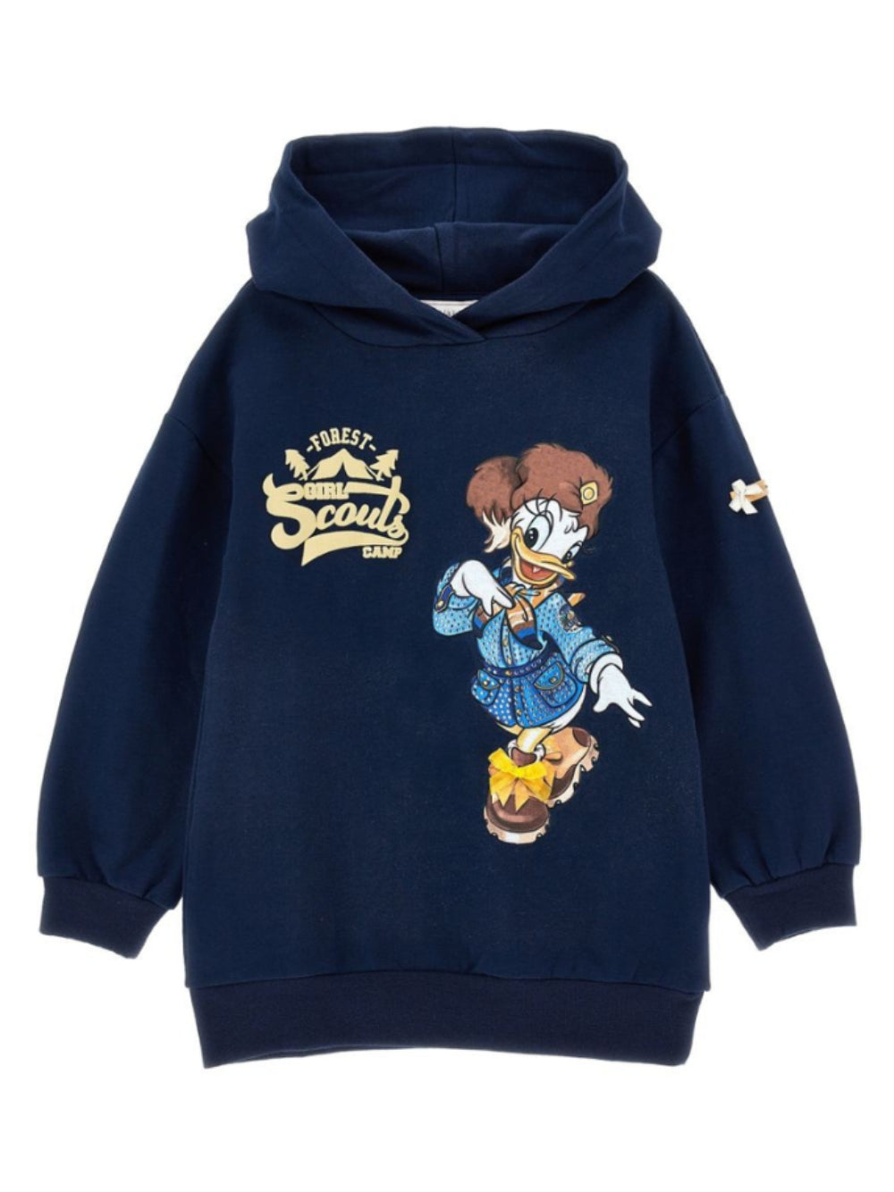Abito per bambina Monnalisa Kids blu con stampa grafica 19H914 8030 0056 MONNALISA KIDS 