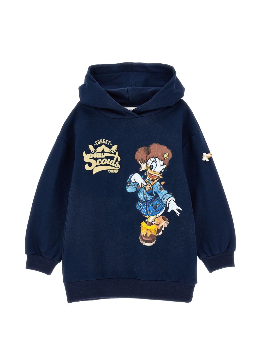 Abito per bambina Monnalisa Kids blu con stampa grafica 19H914 8030 0056 MONNALISA KIDS 