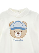 Tutina per neonato Monnalisa Kids bianca con applicazione orsetto 22H200 8003 0001 MONNALISA KIDS 