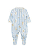 Tutina per neonato Monnalisa Kids azzurra con stampa Teddy Bear all-over 22H201 8019 0152 MONNALISA KIDS 