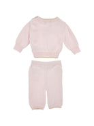 Completo per neonata Monnalisa Kids rosa con ricamo Teddy Bear 22H505 8060 0091 MONNALISA KIDS 