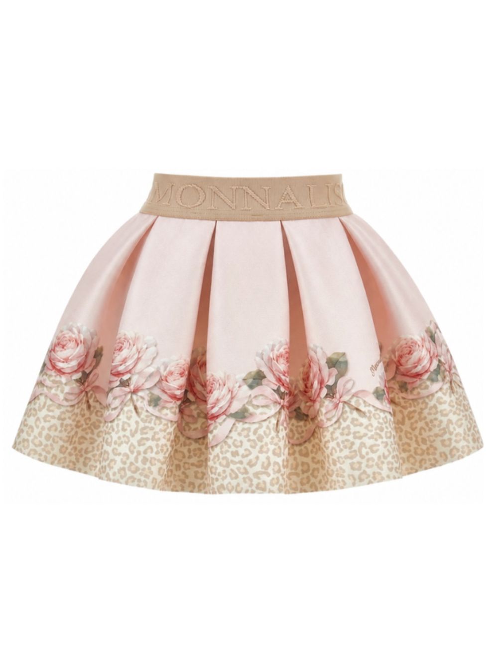 Gonna per neonata Monnalisa Kids rosa con dettagli animalier 31H702 8651 0080 MONNALISA KIDS 