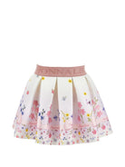 Gonna per neonata Monnalisa Kids rosa con stampa grafica fiori 31H704 8678 0184 MONNALISA KIDS 