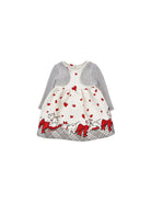 Abito per neonata Monnalisa Kids x Disney écru con stampa dalmata 31H911 8665 0143 MONNALISA KIDS 