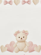 Coperta per neonata Monnalisa Kids bianca con motivo orsetto 35H002 8001 0191 MONNALISA KIDS 