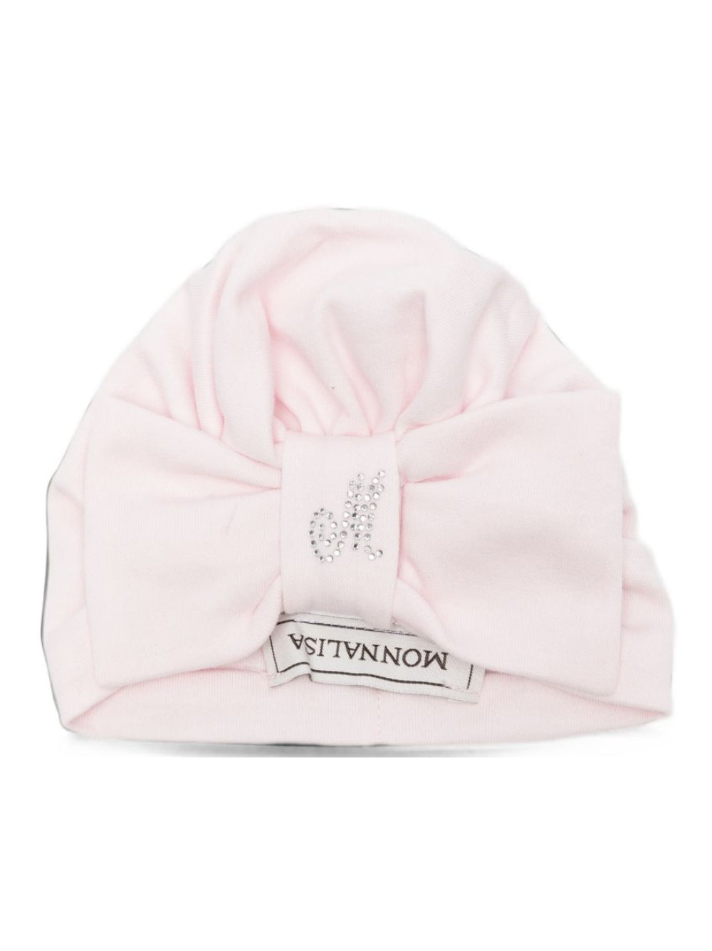 Berretto per neonata Monnalisa rosa con fiocco 35H008 8000 0091 MONNALISA KIDS 