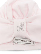 Berretto per neonata Monnalisa rosa con fiocco 35H008 8000 0091 MONNALISA KIDS 
