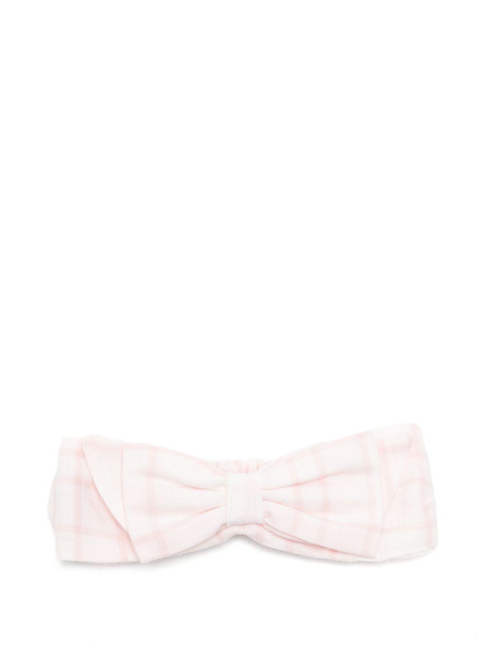 Cerchietto per neonata Monnalisa Kids rosa a quadri con fiocco 35H009 8018 0091 MONNALISA KIDS 
