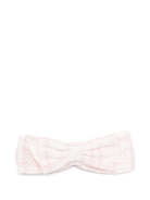 Cerchietto per neonata Monnalisa Kids rosa a quadri con fiocco 35H009 8018 0091 MONNALISA KIDS 