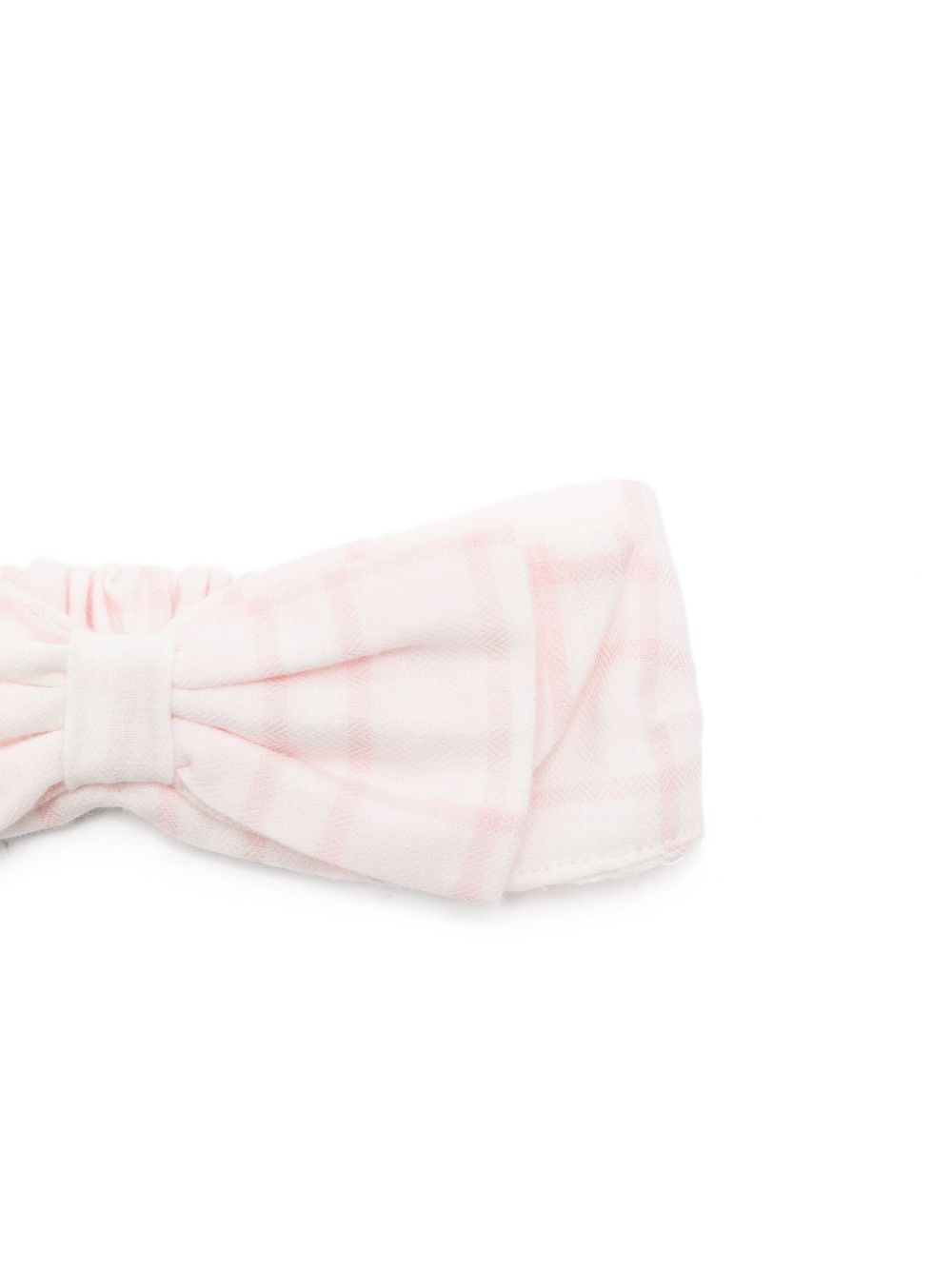Cerchietto per neonata Monnalisa Kids rosa a quadri con fiocco 35H009 8018 0091 MONNALISA KIDS 