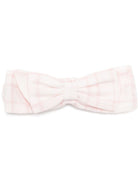 Fascia per neonata Monnalisa Kids rosa a quadri con fiocco 35H009 8018 0091 MONNALISA KIDS 