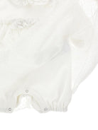 Set abito e fascia per neonata Monnalisa Kids bianco con ruches 35H201 8070 0001 MONNALISA KIDS 